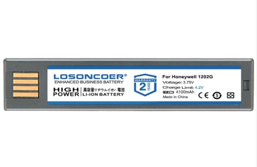LOSONCOER baterie 3.75V 4100mAh pro Honeywell 1202g 1472 1902 3820 3820I 4820 4820I 6320