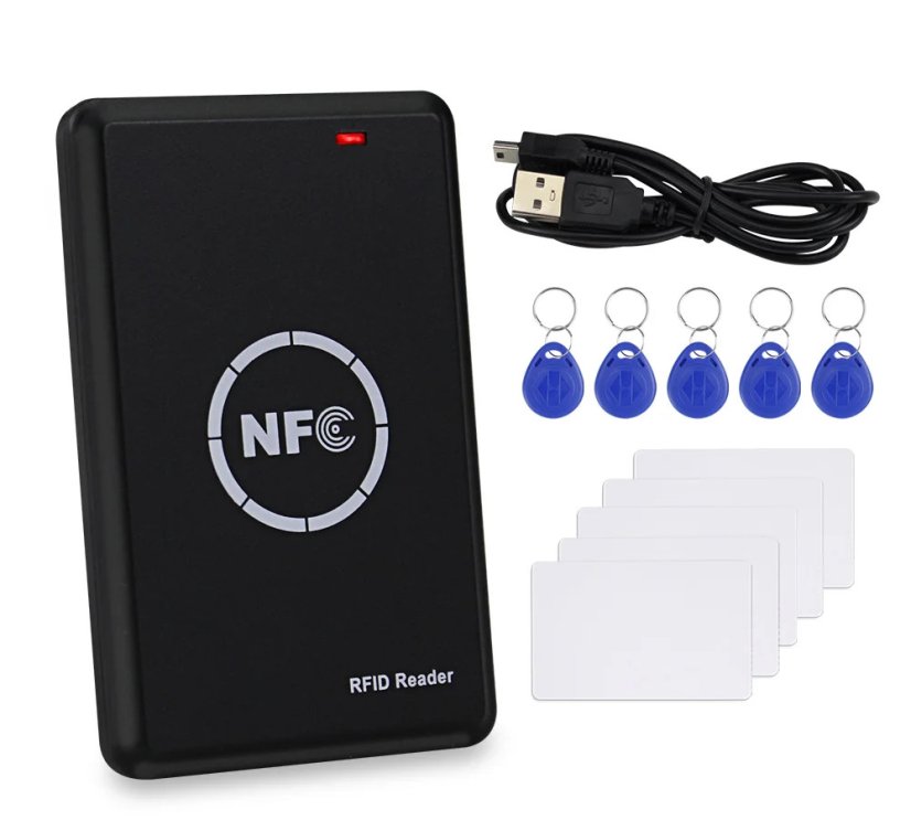 NFC smart card Reader/Writer, RFID, 125KHz, 13.56MHz, USB programmer