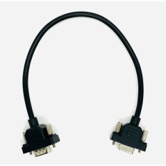 Kabel RS232, 0,2 m, mini konektor, černý, pro připojení tiskáren s rozhraním RS-232