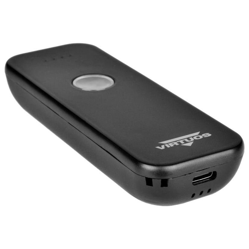 Scanner CCD 2D Virtuos HW-856A mini, bezdrôtový, vreckový, čierny