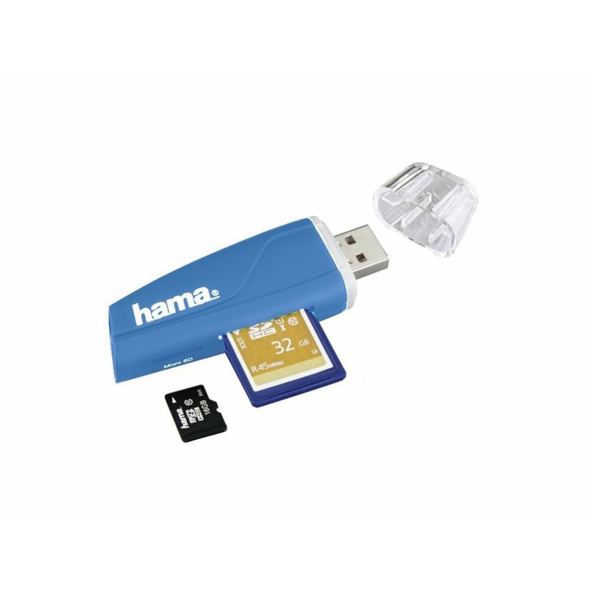 Hama SD/microSD čtečka karet, různé barevné provedení