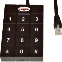 VIRTUOS RFID 125 kHz adaptér s klávesnicí pro pokladní zásuvky 24V
