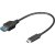 PremiumCord Adaptér USB-C/male - USB3.0 A/female, OTG, 0,2m