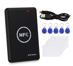 NFC smart card Reader/Writer, RFID, 125KHz, 13.56MHz, USB programmer