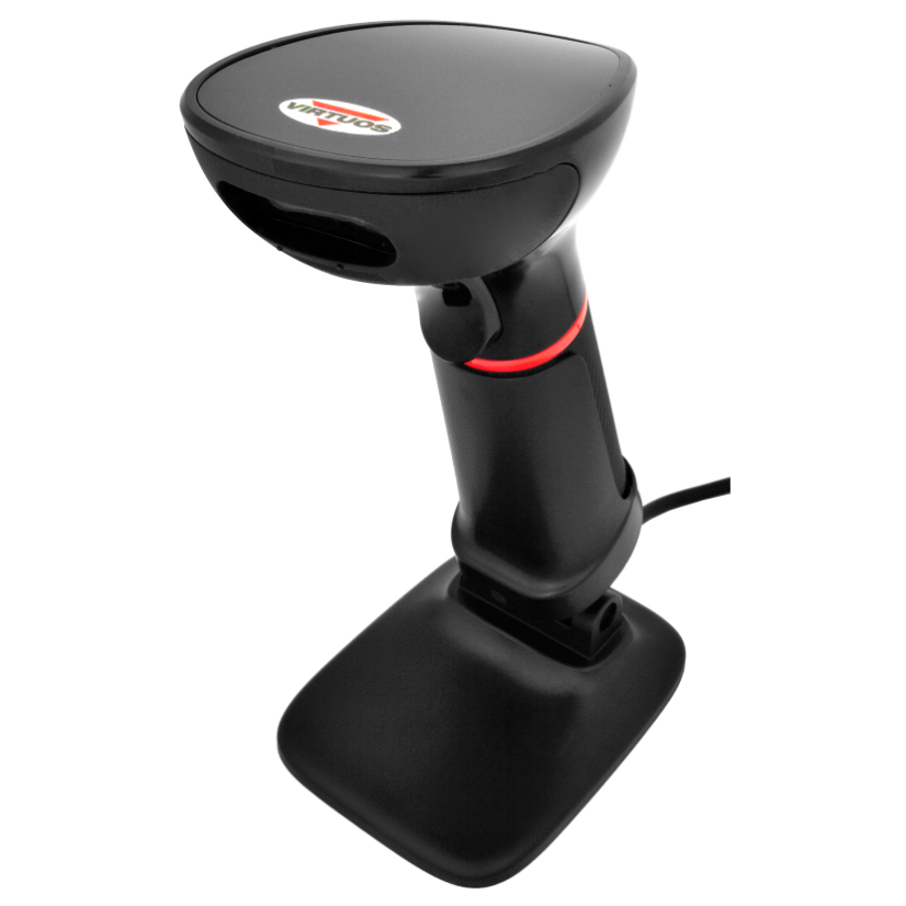 Scanner VIRTUOS HT-855A, USB, stojanček, čierny