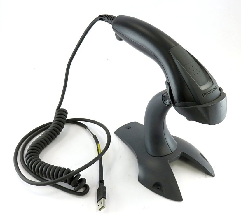 Scanner Honeywell Voyager 1200g, černý, USB, stojan