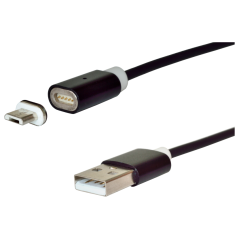 Kabel micro USB  - USB 2.0, magnetický, nabíjecí, 1,8 m