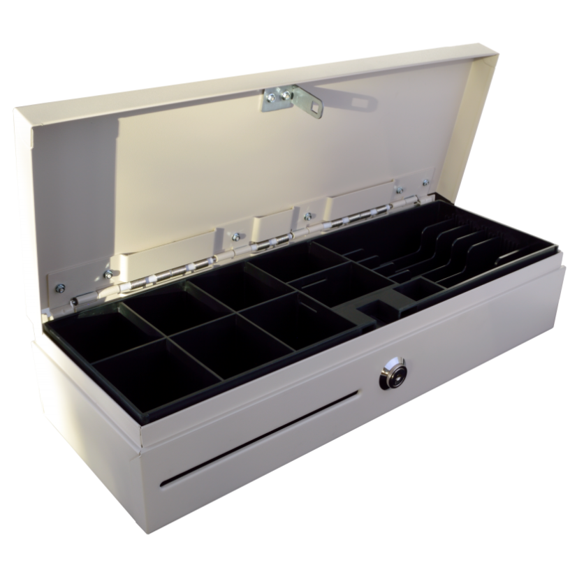 VIRTUOS flip-top FT-460C4 - s káblom, s uzamykacím krytom, biela