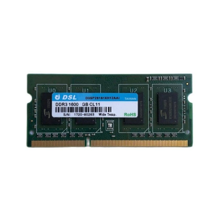 DSL/SO-DIMM DDR3L/4GB/1600MHz/CL11/1x4GB DSL/SO-DIMM DDR3L/4GB/1600MHz/CL11/1x4GB