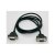 Kabel RS232, 1.5 m, mini konektor, černý, pro připojení tiskáren s rozhraním RS-232