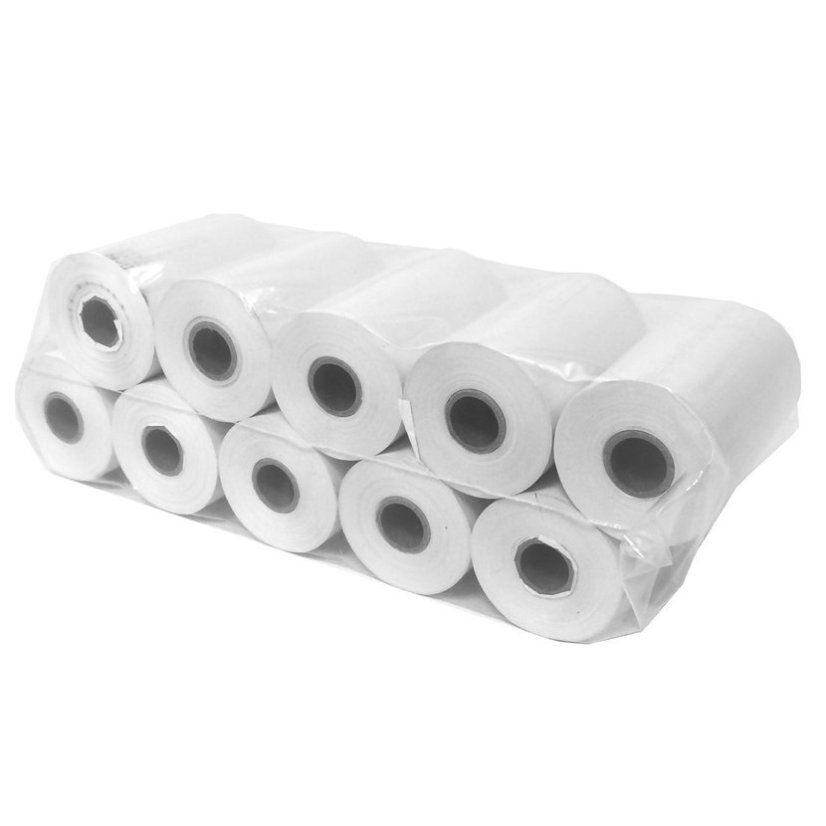 Termo kotoučky 57x40 mm s dutinkou - balení 10 ks (57/18 m (40)/12 mm)